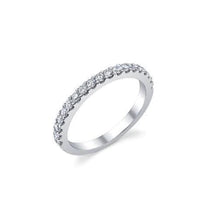 1 Carat Real Diamonds Lady Half Eternity Wedding Band White Gold