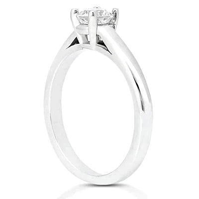 1 Carat Real Round Diamond Ring
