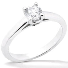 1 Carat Real Round Diamond Ring