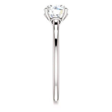 1 Carat Real  Round Diamond Solitaire Engagement 14K White Gold