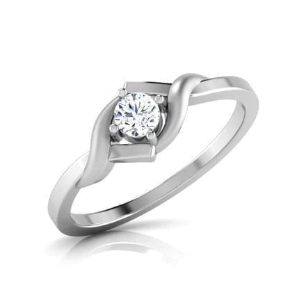1 Carat Round Brilliant Cut Solitaire Real Diamond Anniversary Ring