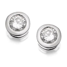 1 Carat Round Cut Real Natural Earth Mined Diamond Stud Earring White Gold 14K