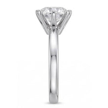 1 Carat Round Solitaire Natural Earth Mined DIAMOND ( NOT LAB GROWN ) Ring White Gold Jewellery