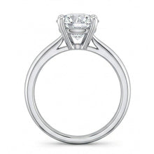1 Carat Round Solitaire Natural Earth Mined Diamond Engagement Ring 14K White Gold