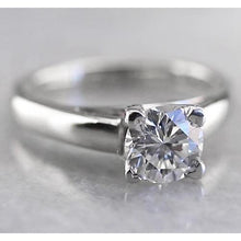 1 Carat Round Solitaire Diamond Ring