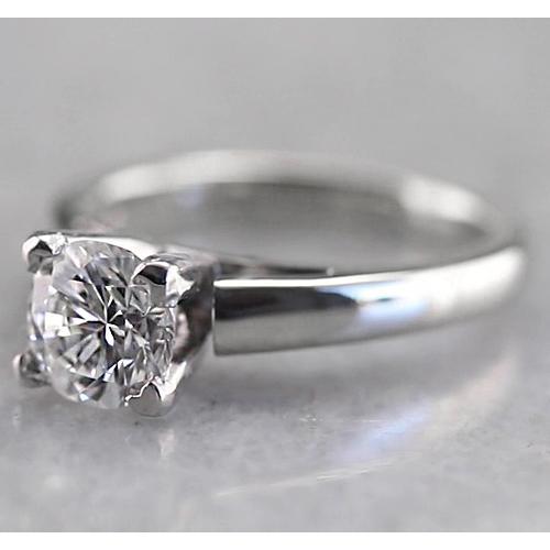 1 Carat Round Solitaire Diamond Ring