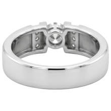 1 Carat Simple Ring Round Natural Earth Mined Diamond White Gold 14K Vs1 F