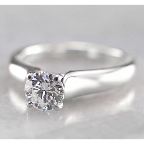 1 Carat Solitaire Diamond Engagement Ring Women Jewelry New
