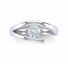 Natural Diamond Ring 1ct - White Gold 14K