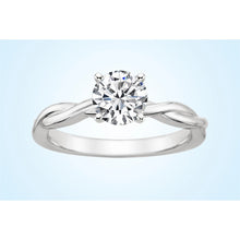 1 Carat Solitaire Round Cut Real Diamond Wedding Ring White Gold 14K