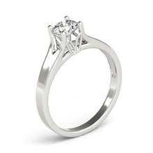  Real Diamond Solitaire Ring Gold Engagement Jewelry