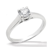 1 Carat Natural Earth Mined Diamond Solitaire Engagement Ring Prong Style