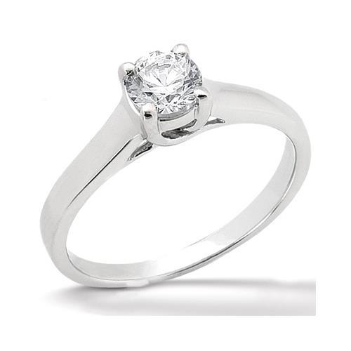 1 Carat Natural Earth Mined Diamond Solitaire Engagement Ring Prong Style