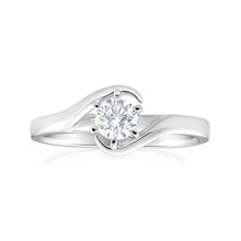 1 Carat Solitaire Round Cut Natural Earth Mined Diamond Engagement Ring White Gold 14K