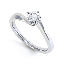 1 Carat Solitaire Prong Set Natural Earth Mined Diamond Engagement Ring 14K White Gold