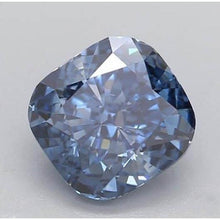 Cushion Royal Blue Sapphire ring in Gold – main view
