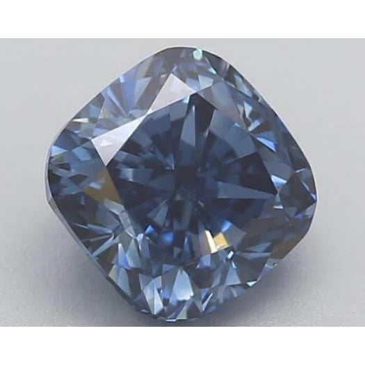 Blue Sapphire Cushion Loose Sapphires Natural in Gold – front view