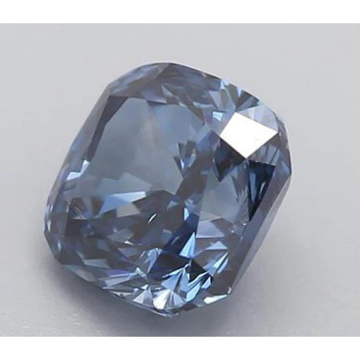 Blue Sapphire Cushion Loose Sapphires Natural in Gold – side view