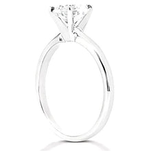 1.50 Ct. Natural Earth Mined Diamond Solitaire Ring White Gold 14K Jewellery