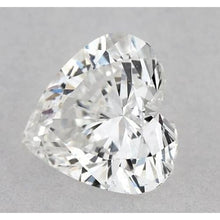Heart Shape Fine Diamond ring in Gold – front view