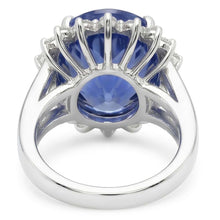 10 Carat Big Sapphire Engagement Ring