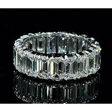 10 Carat Eternity Emerald Real Diamond Band
