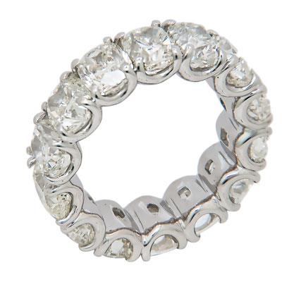 10 Carat Genuine Diamond Eternity Wedding Ring