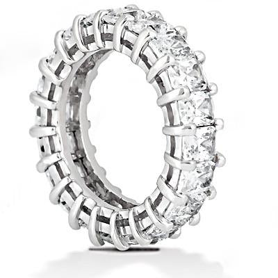10 Carat Radiant Cut Eternity Natural Diamond Ring2