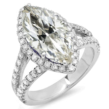 Split shank 2025 marquise engagement ring