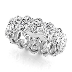 Diamond Eternity Band 0.75 ct – 14 Karat White Gold