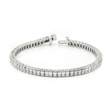 10.50 Carats Real Diamond Tennis Bracelet White Gold 14K Jewelry