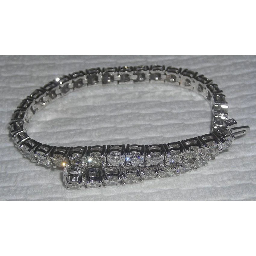 10.50 Ct. Real Diamond Tennis Bracelet Sparkling Ladies Jewelry
