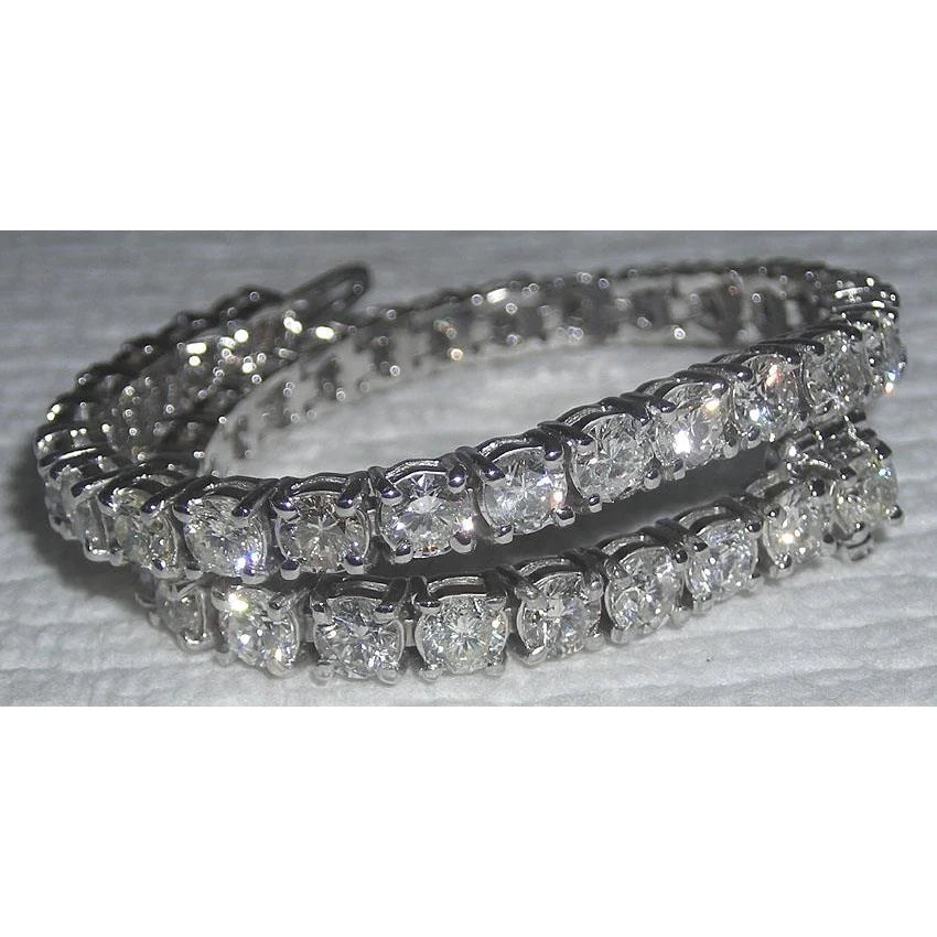 10.50 Ct. Real Diamond Tennis Bracelet Sparkling Ladies Jewelry