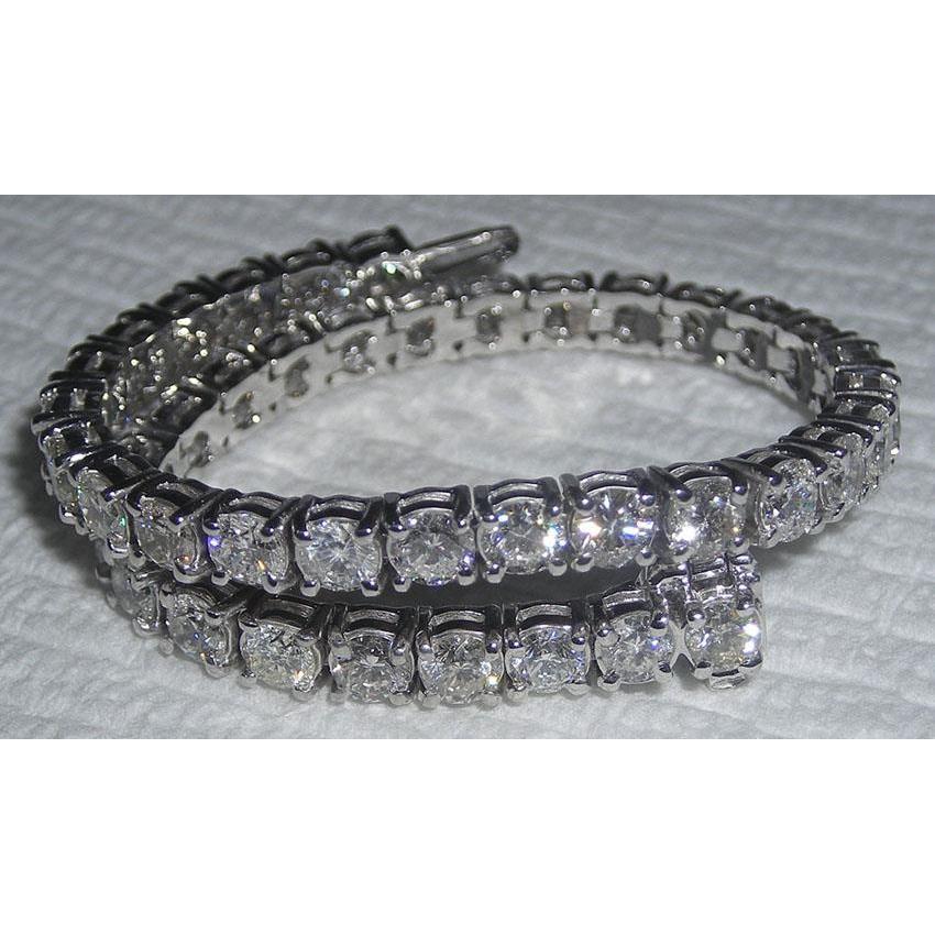 10.50 Ct. Real Diamond Tennis Bracelet Sparkling Ladies Jewelry
