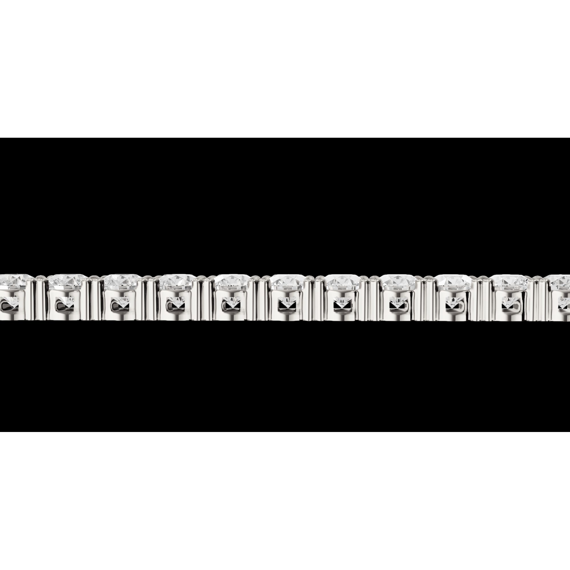 10 Carat Lab Grown Diamonds 14K Tennis Bracelet White Gold