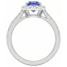 11.75 Ct Tanzanite And Natural Earth Mined Diamonds Ring New White Gold 14K