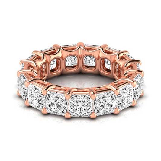 Sophisticated Eternity Band 11.25 ct – front view