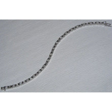11.40 Ct. Real Diamond Tennis Bracelet WG Baguettes & Round Diamonds