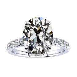Natural Brilliant Diamond Accent Solitaire Ring 4 ct – 14 Karat