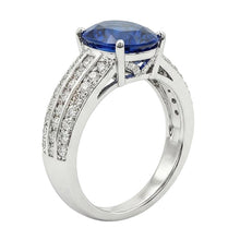 12 Carat IGI CERTIFIED Sapphire Engagement Ring