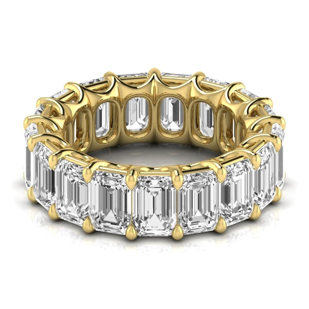 Elegant Eternity Band 12.75 ct – front view