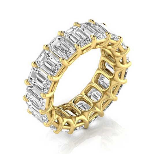 Eternity Band 14K Yellow Gold with Diamond – main view