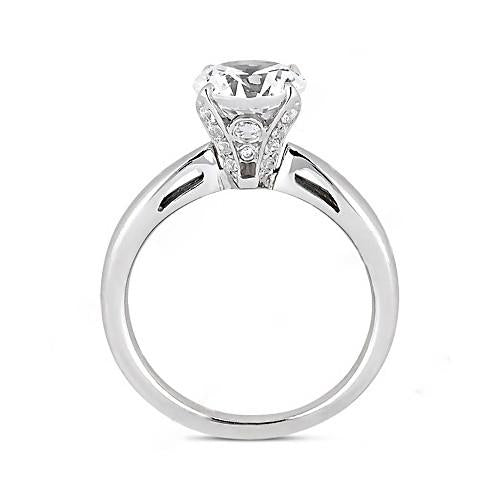 1.57 Ct. Natural Earth Mined Diamond Engagement Solitaire Ring Gold New