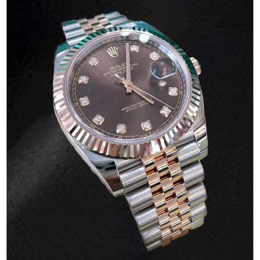 Brilliant Diamond Rolex -ct 18K Two Tone Gold – main view