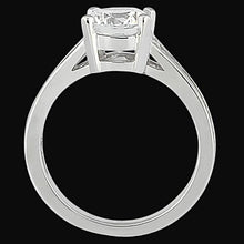 Channel Setting Natural Earth Mined Diamond 2.31 Carat Engagement Solitaire Ring