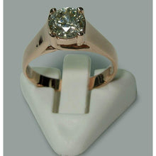 2.01 Carat Round Natural Earth Mined Diamond Solitaire Ring Jewelry New Rose Gold 14K