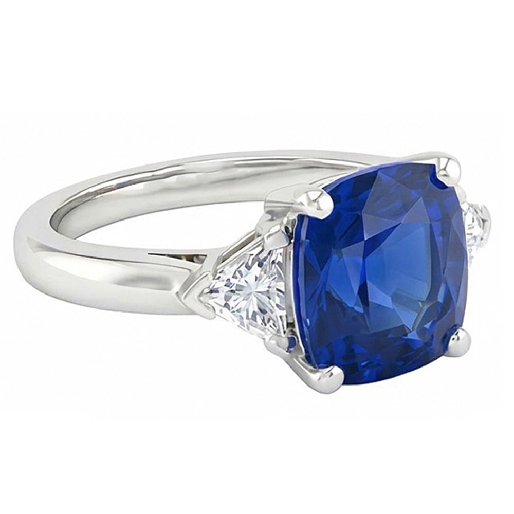 14K Gold 9 Carat Sapphire Engagement Ring