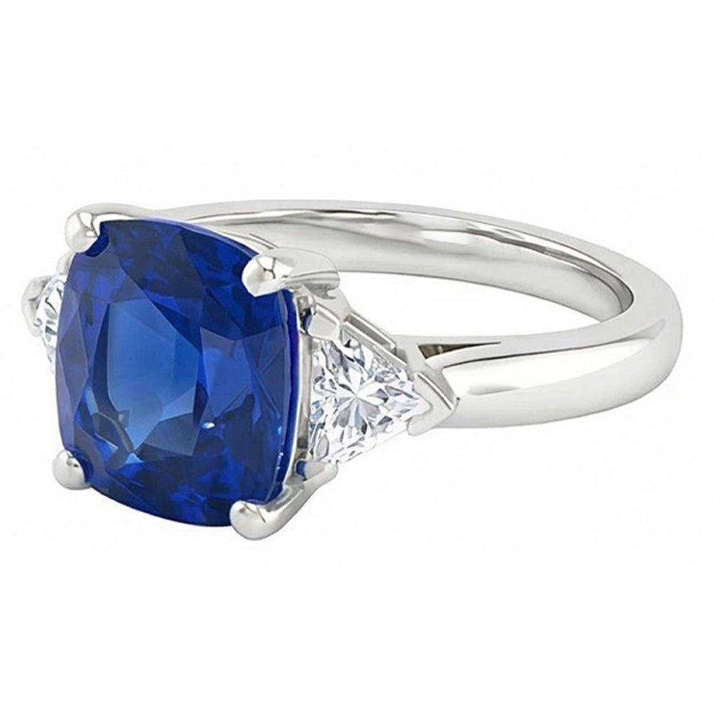 14K Gold 9 Carat Sapphire Engagement Ring