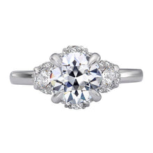 14K Gold Old Mine Cut Real Diamond Engagement Ring Prong Set 6.50 Carats