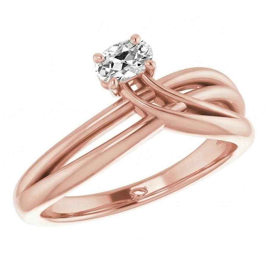 14K Gold Oval Solitaire Ring Natural Earth Mined DIAMOND ( NOT LAB GROWN ) 2 Carats Jewellery